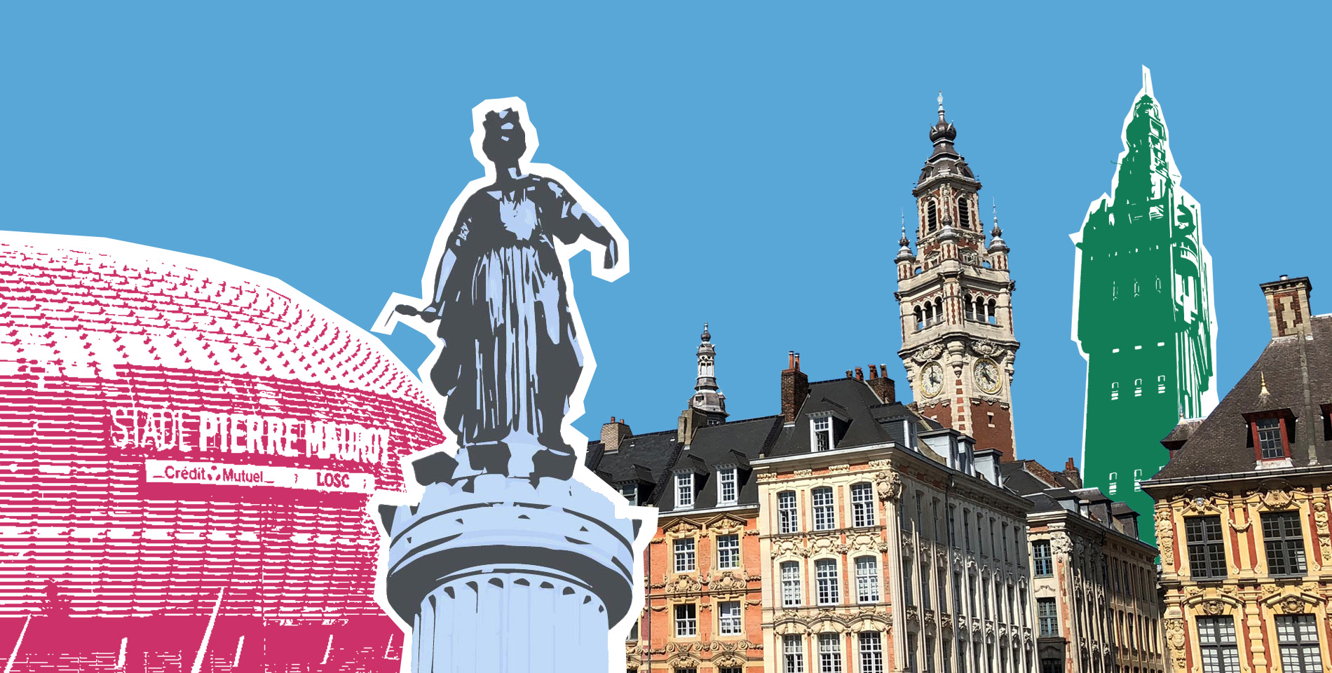 Carte touristique de Lille Métropole